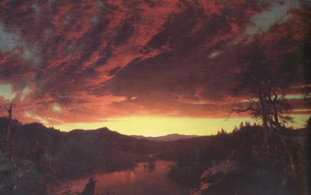 Frederick Edwin Church Twilight in the Wilderness (nn03) Germany oil painting art